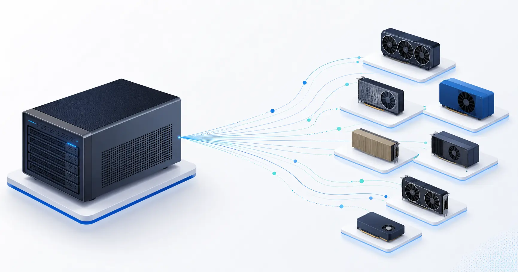 Scheduling large language models across a mixed fleet of consumer GPUs